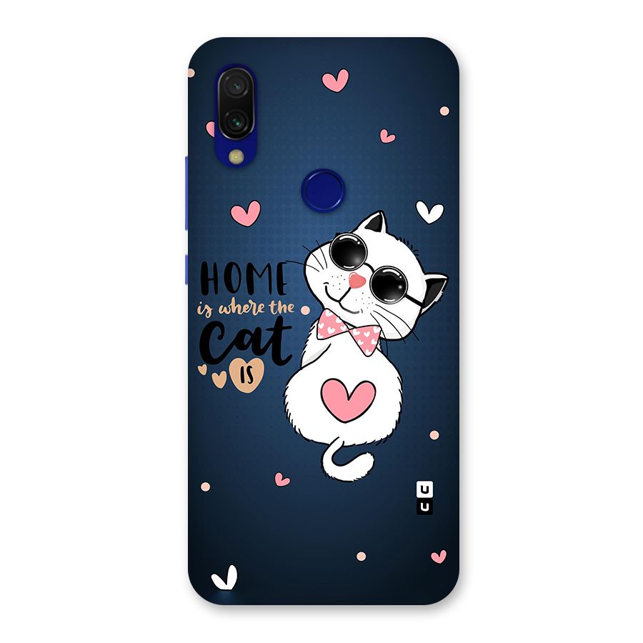 Home Where Cat Back Case for Redmi Y3