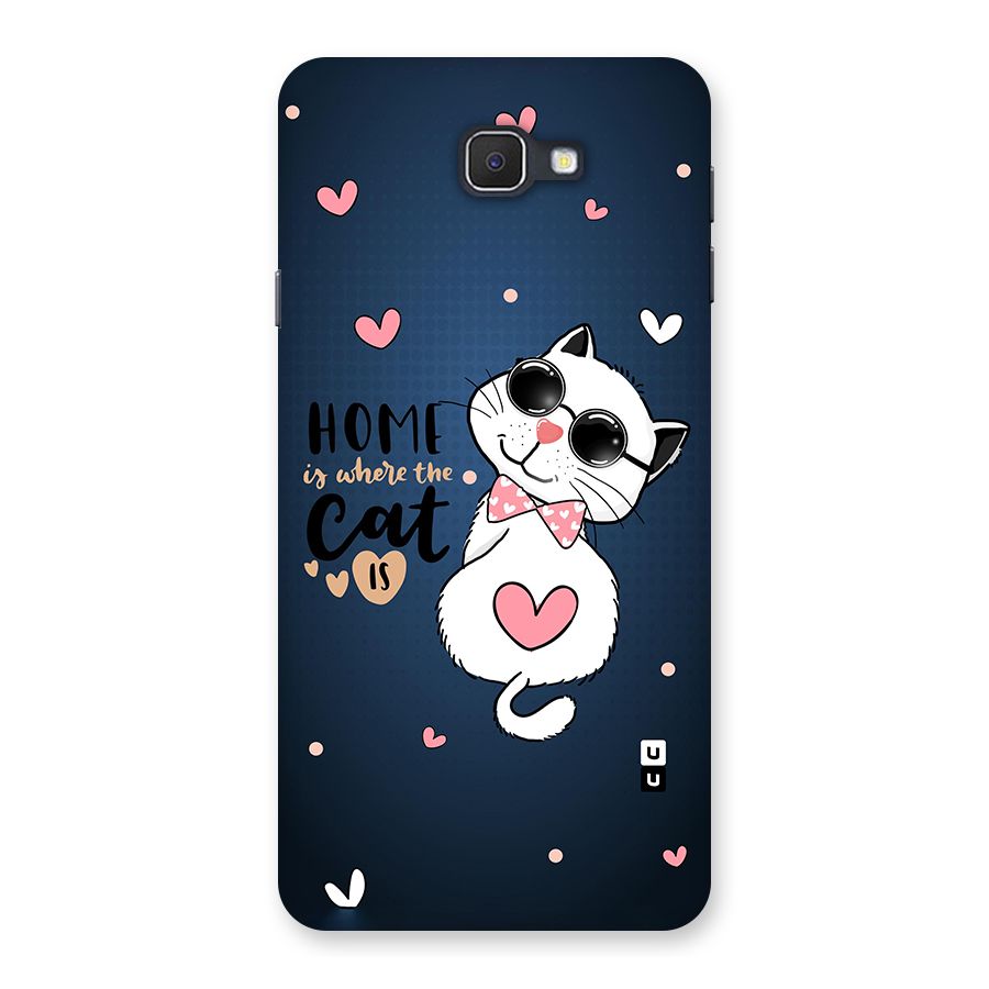 Home Where Cat Back Case for Samsung Galaxy J7 Prime