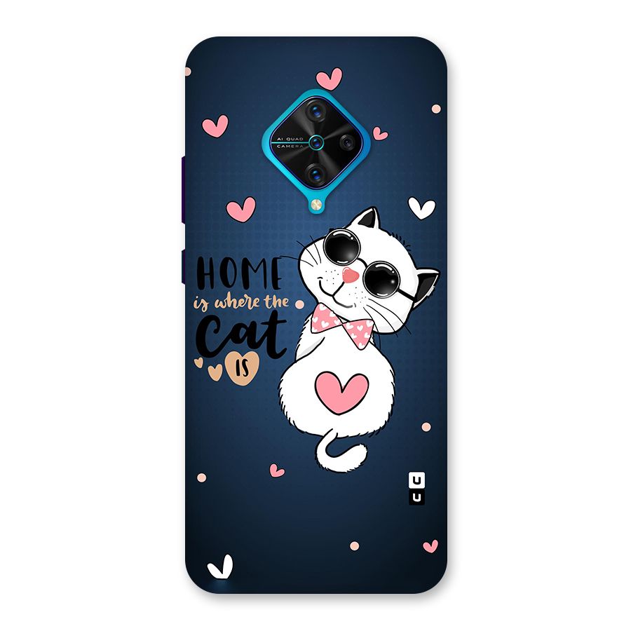 Home Where Cat Back Case for Vivo S1 Pro