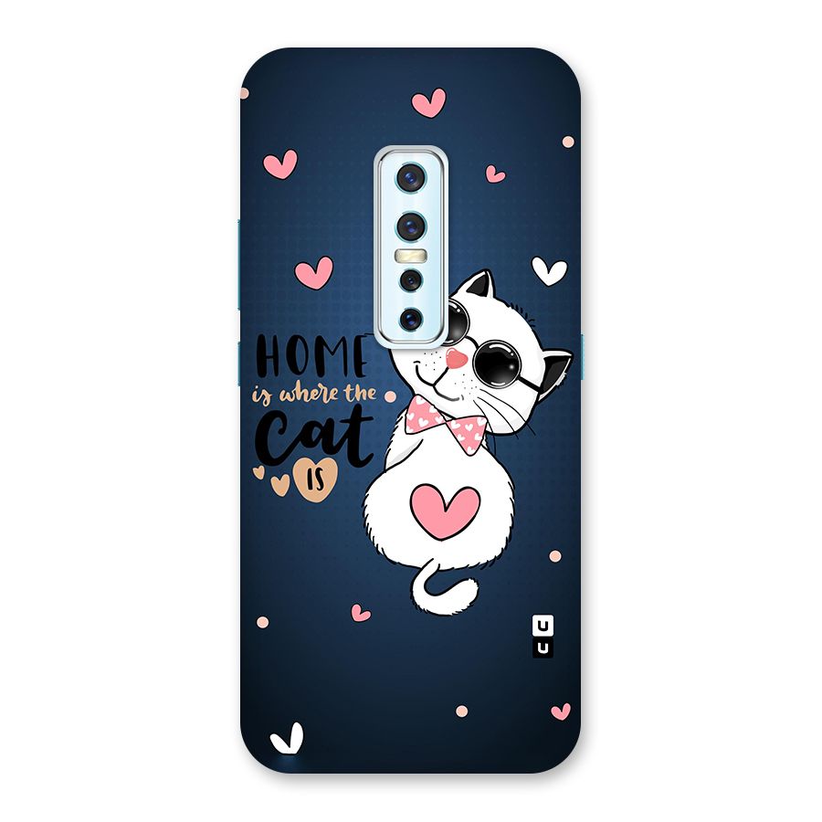 Home Where Cat Back Case for Vivo V17 Pro