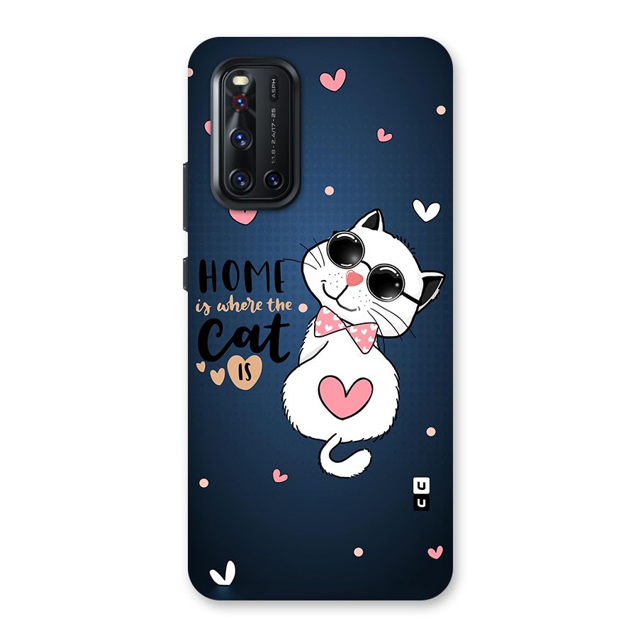 Home Where Cat Back Case for Vivo V19
