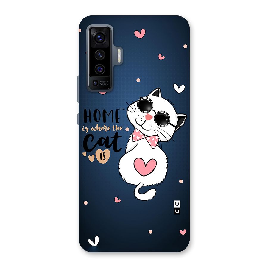 Home Where Cat Back Case for Vivo X50