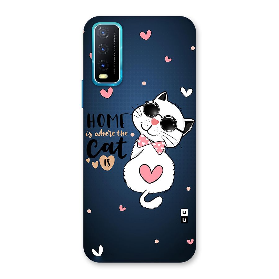 Home Where Cat Back Case for Vivo Y20