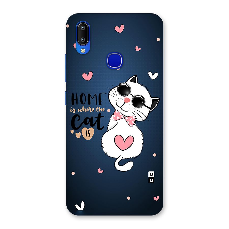 Home Where Cat Back Case for Vivo Y91