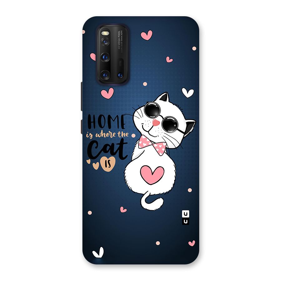 Home Where Cat Back Case for Vivo iQOO 3