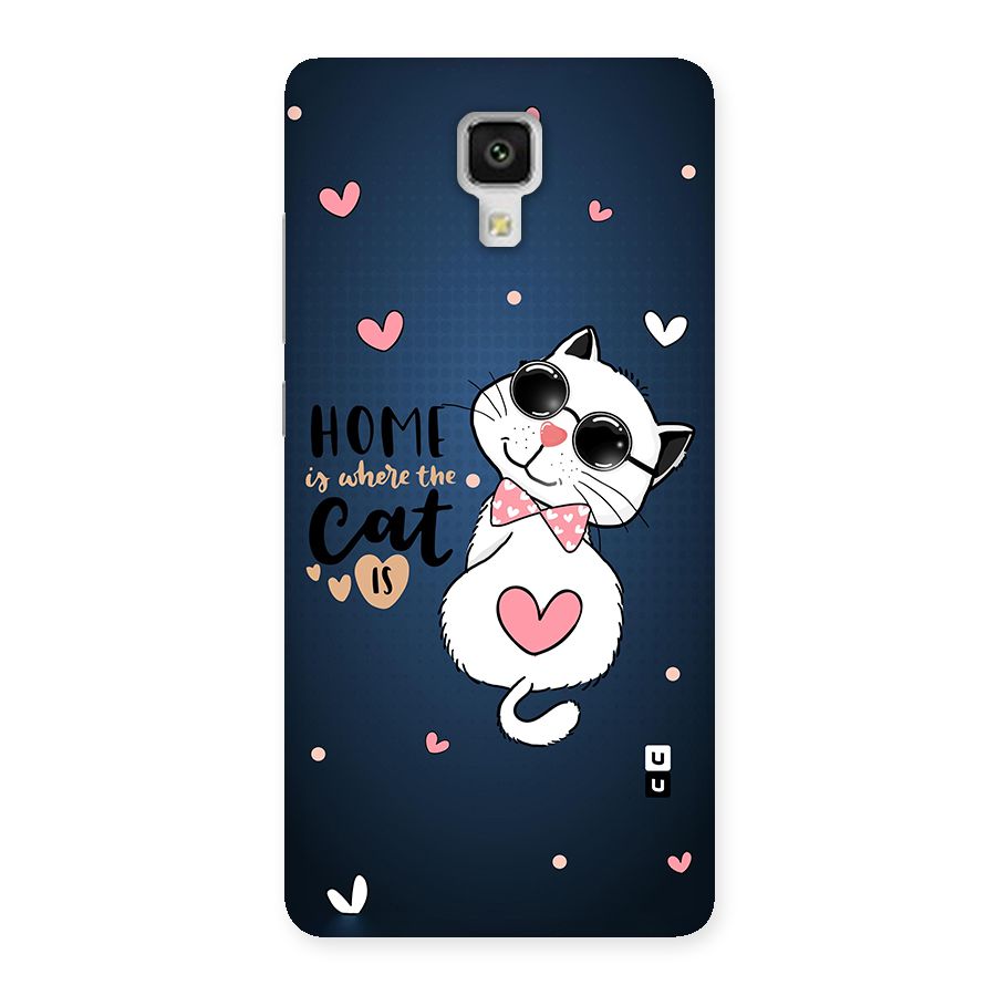 Home Where Cat Back Case for Xiaomi Mi 4