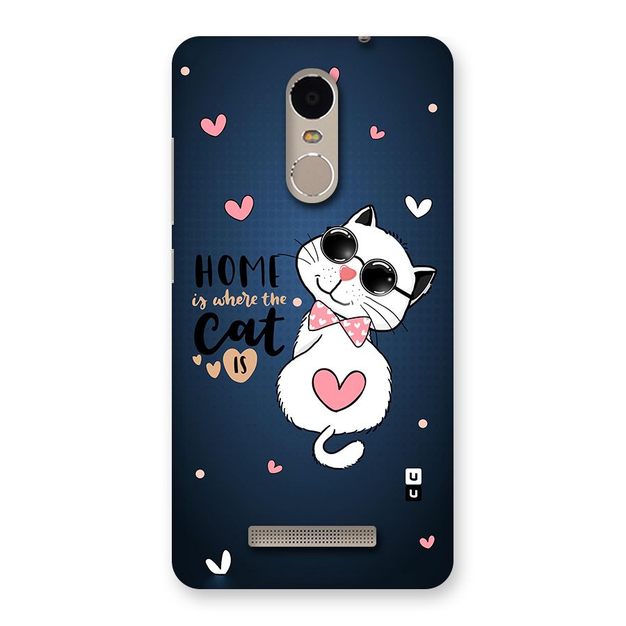 Home Where Cat Back Case for Xiaomi Redmi Note 3