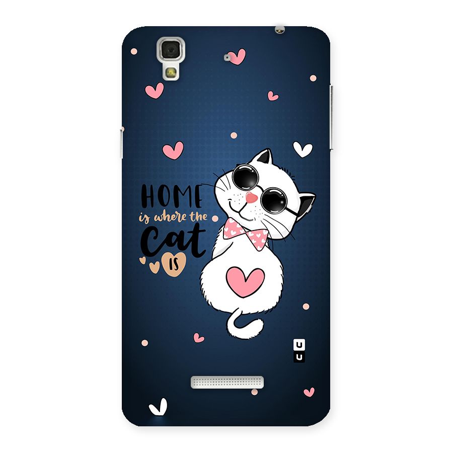 Home Where Cat Back Case for Yu Yureka