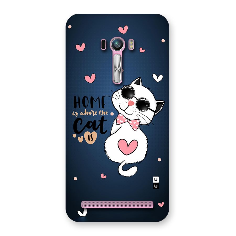 Home Where Cat Back Case for Zenfone Selfie