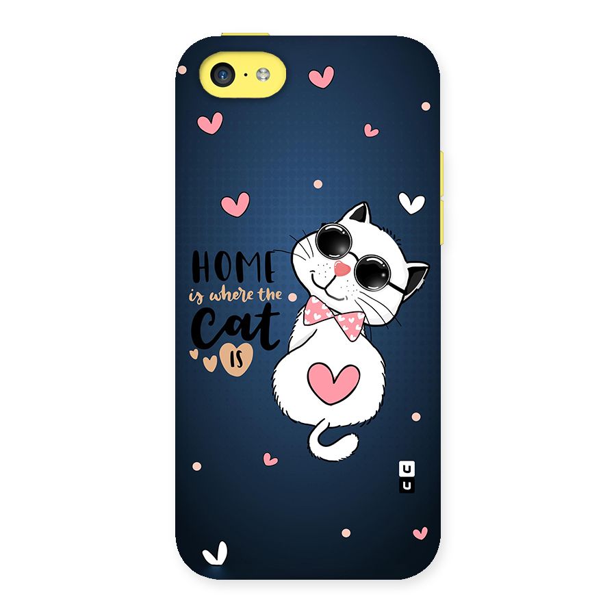 Home Where Cat Back Case for iPhone 5C
