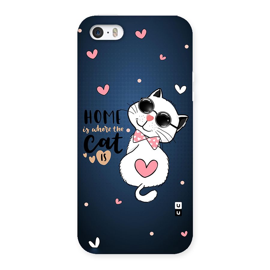 Home Where Cat Back Case for iPhone SE