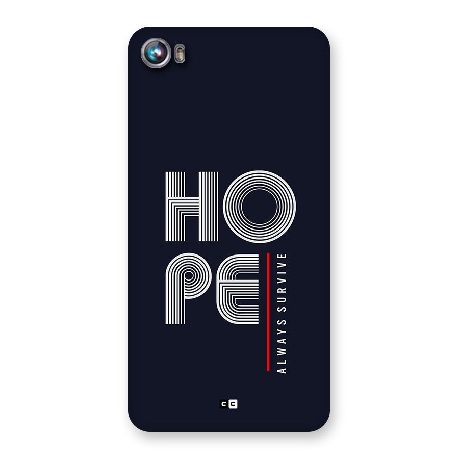 Hope Survives Back Case for Canvas Fire 4 (A107)