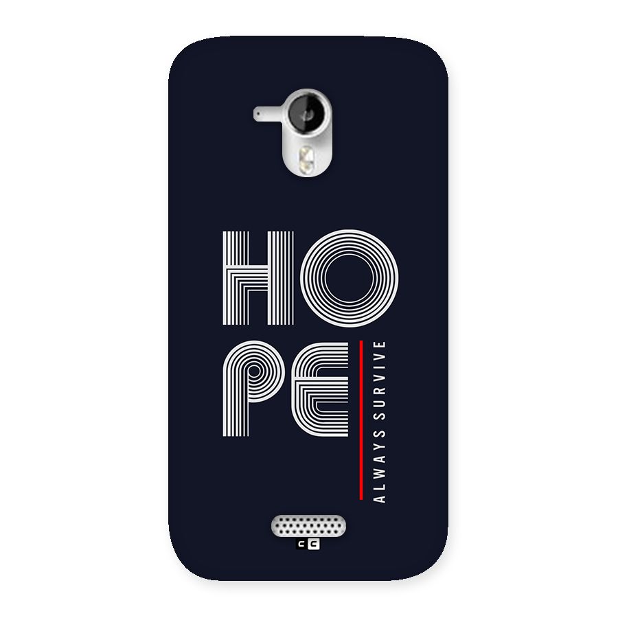 Hope Survives Back Case for Canvas HD A116