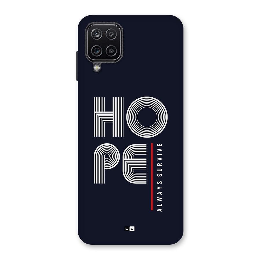 Hope Survives Back Case for Galaxy A12