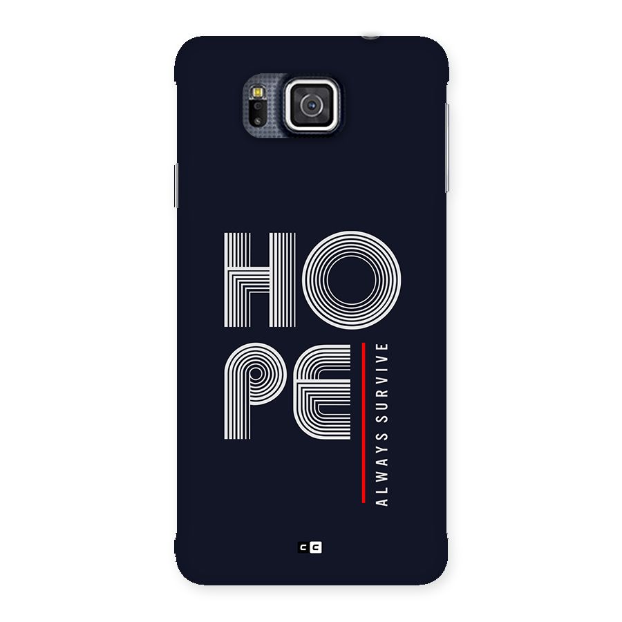 Hope Survives Back Case for Galaxy Alpha