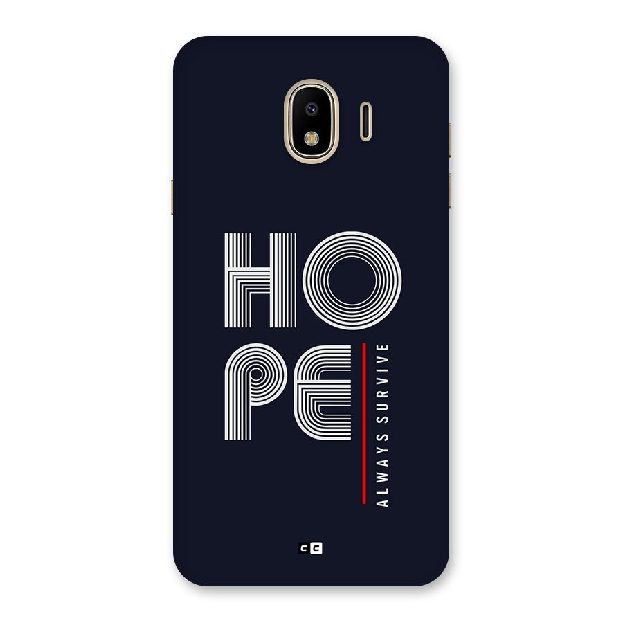 Hope Survives Back Case for Galaxy J4