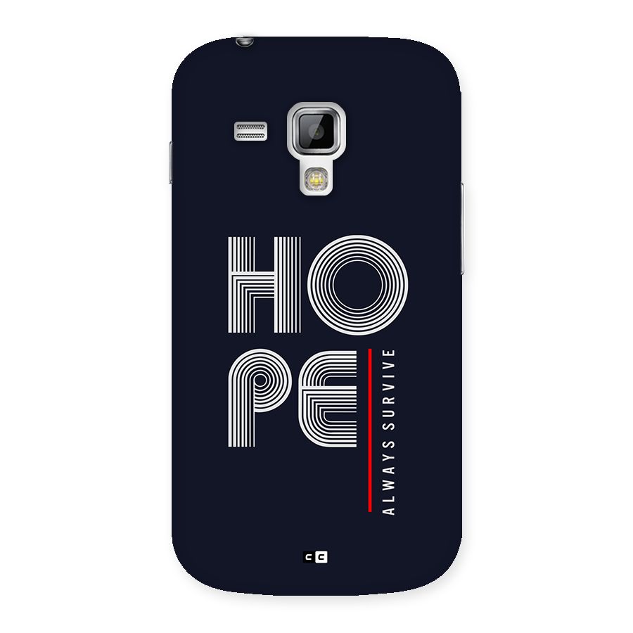 Hope Survives Back Case for Galaxy S Duos