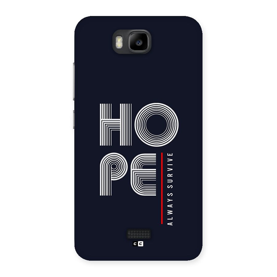 Hope Survives Back Case for Honor Bee