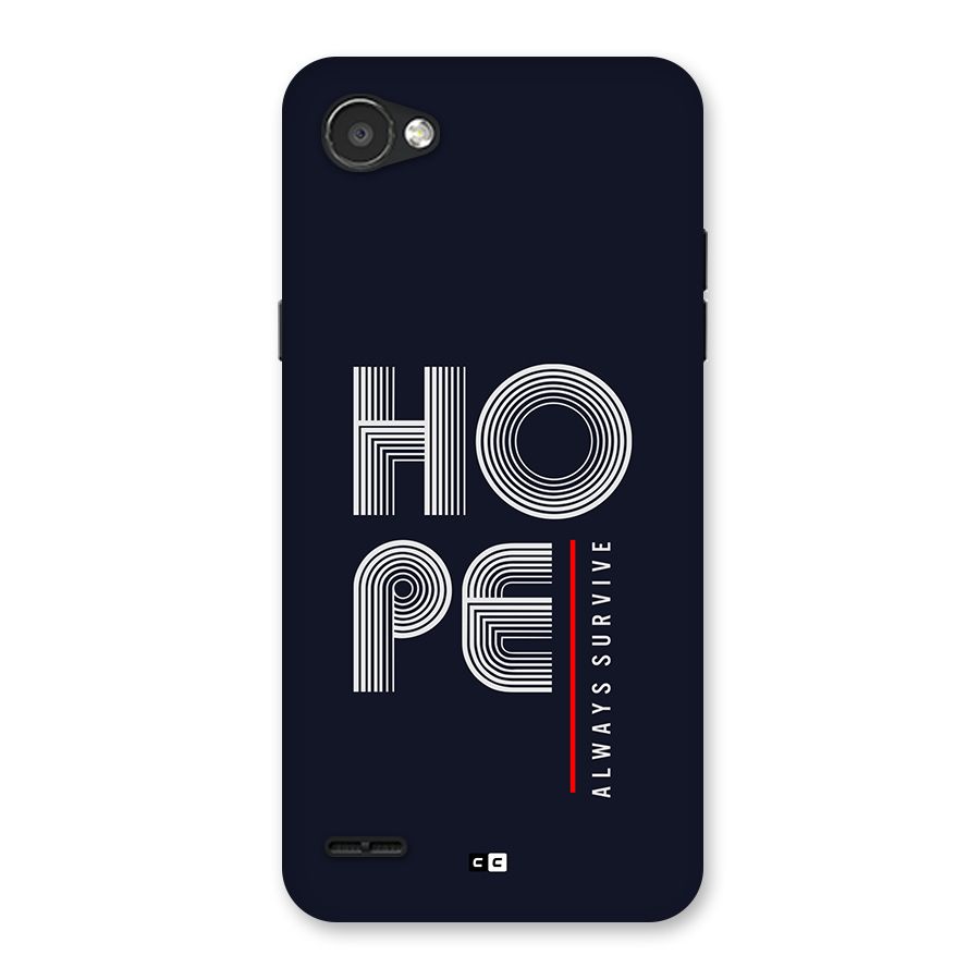 Hope Survives Back Case for LG Q6