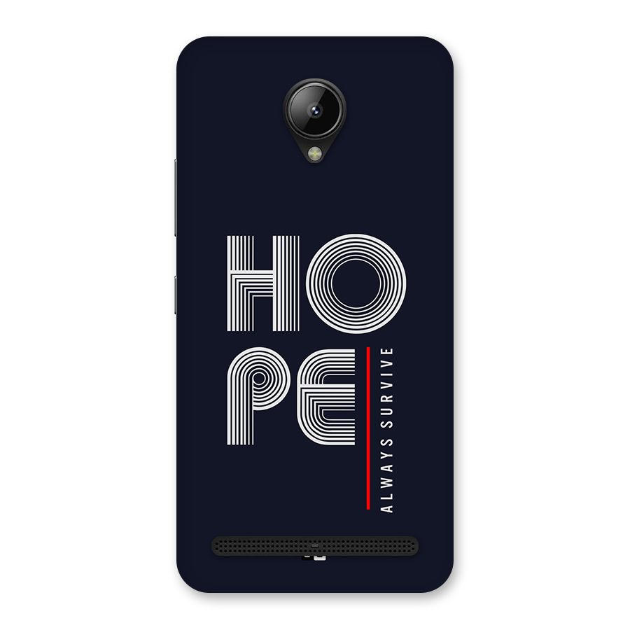 Hope Survives Back Case for Lenovo C2