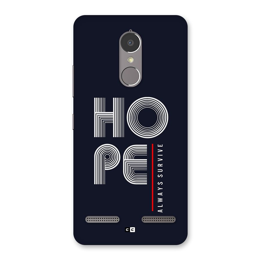 Hope Survives Back Case for Lenovo K6