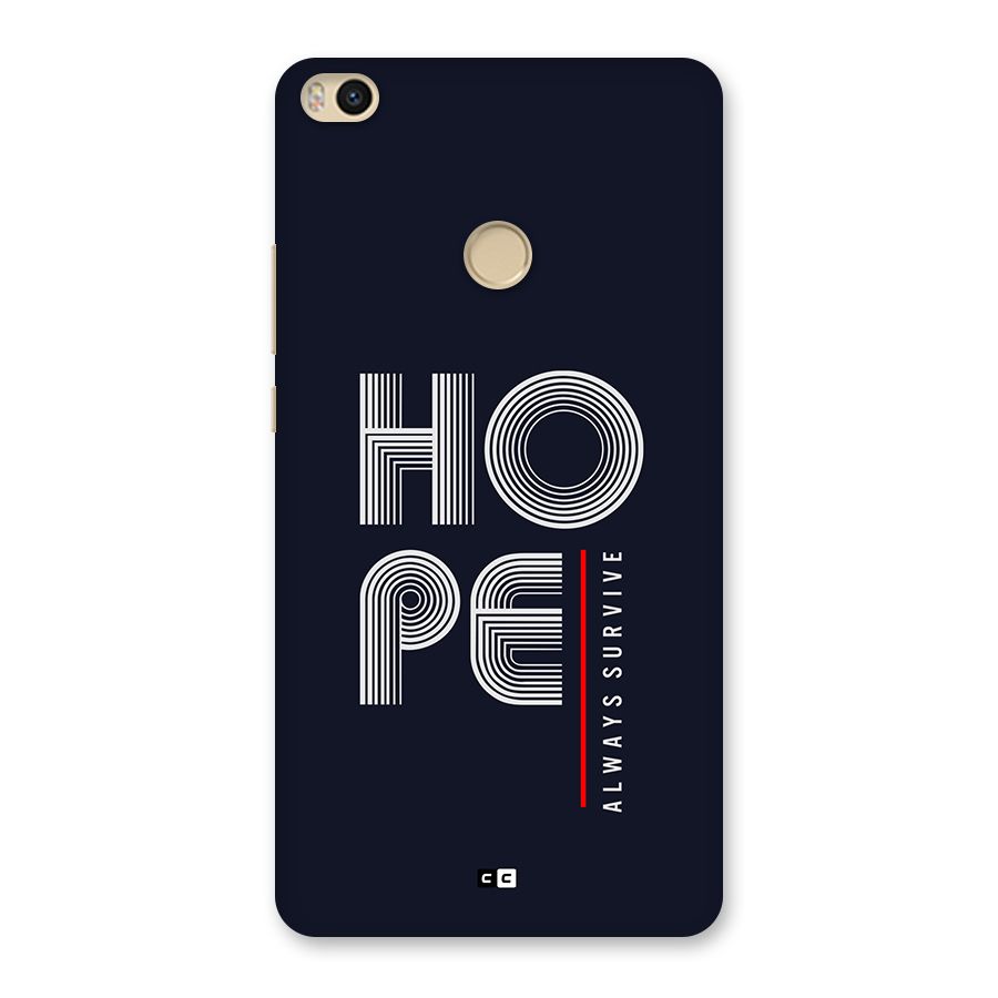 Hope Survives Back Case for Mi Max 2
