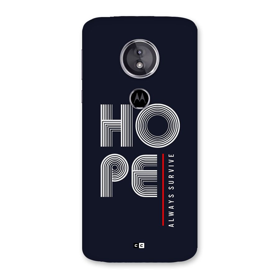 Hope Survives Back Case for Moto E5