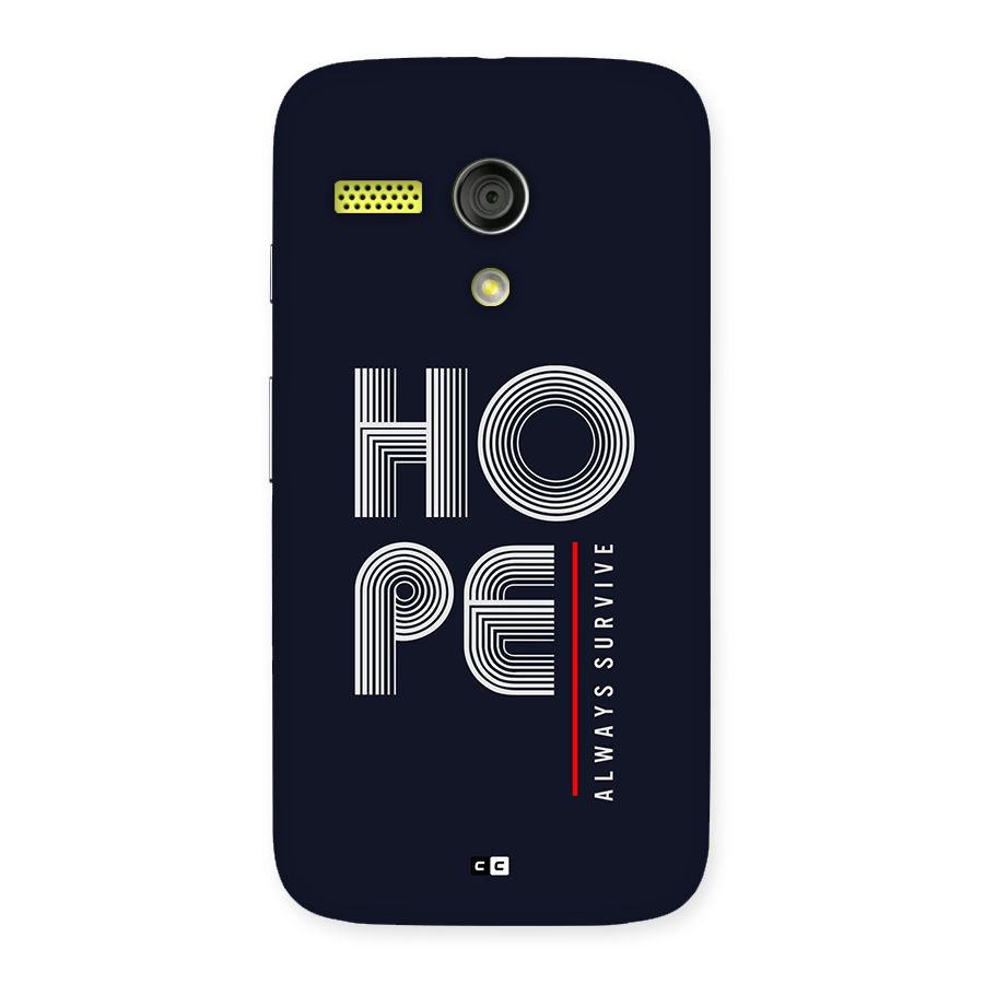 Hope Survives Back Case for Moto G