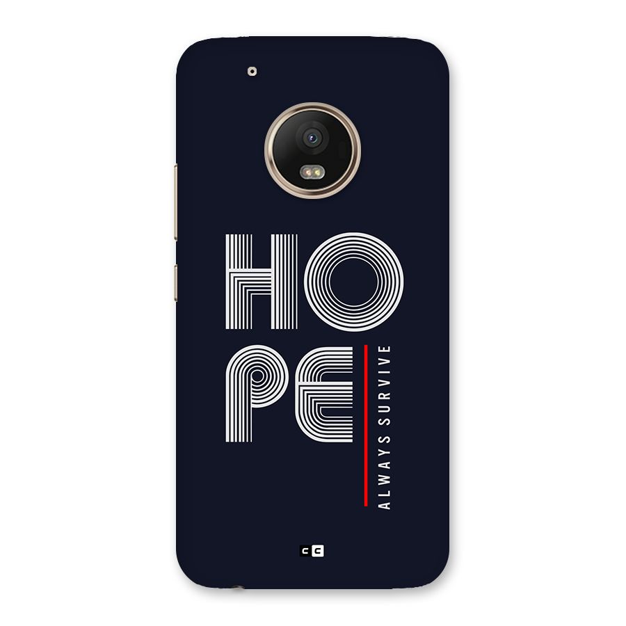 Hope Survives Back Case for Moto G5 Plus