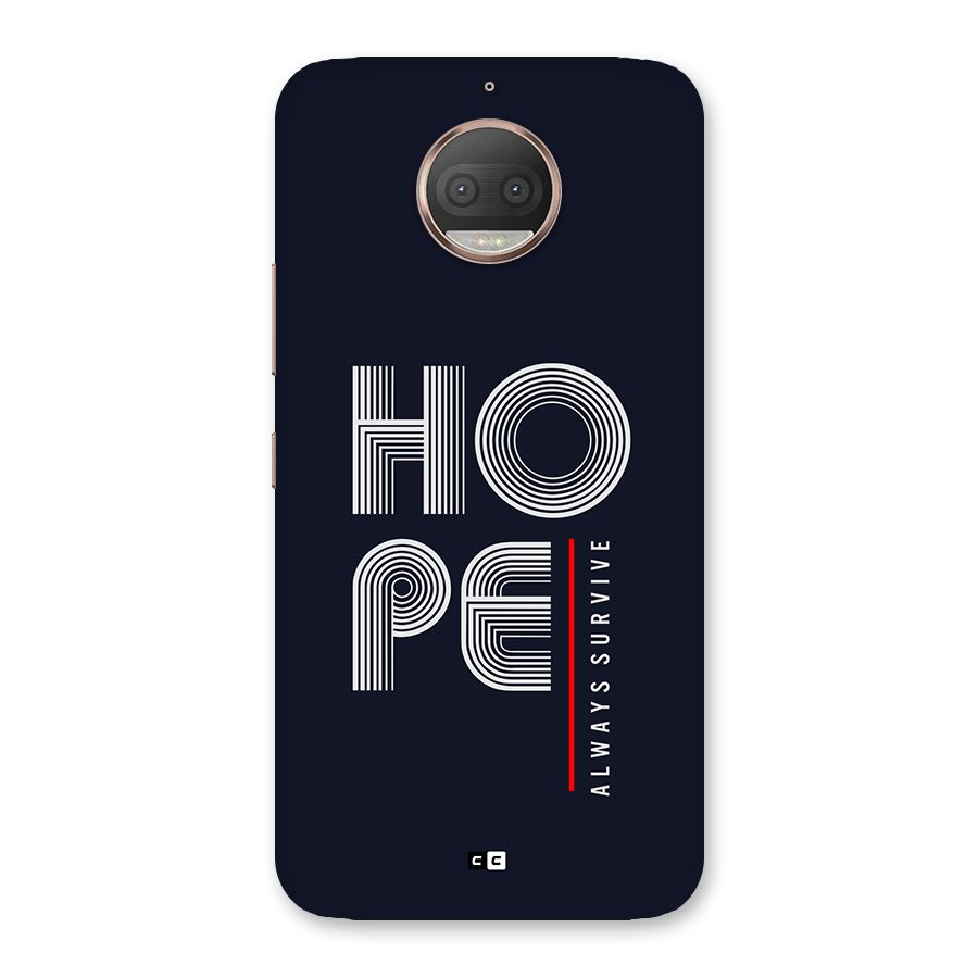 Hope Survives Back Case for Moto G5s Plus