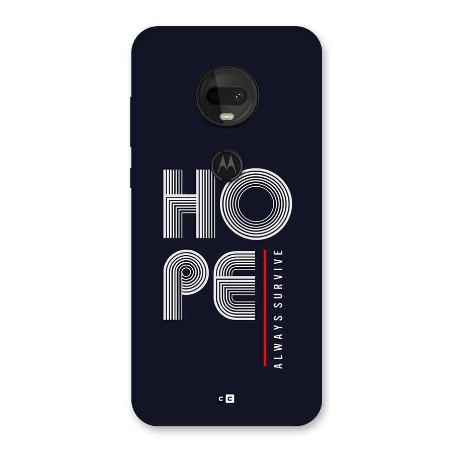 Hope Survives Back Case for Moto G7
