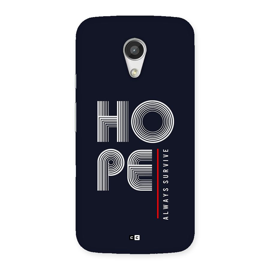 Hope Survives Back Case for Moto G 2nd Gen
