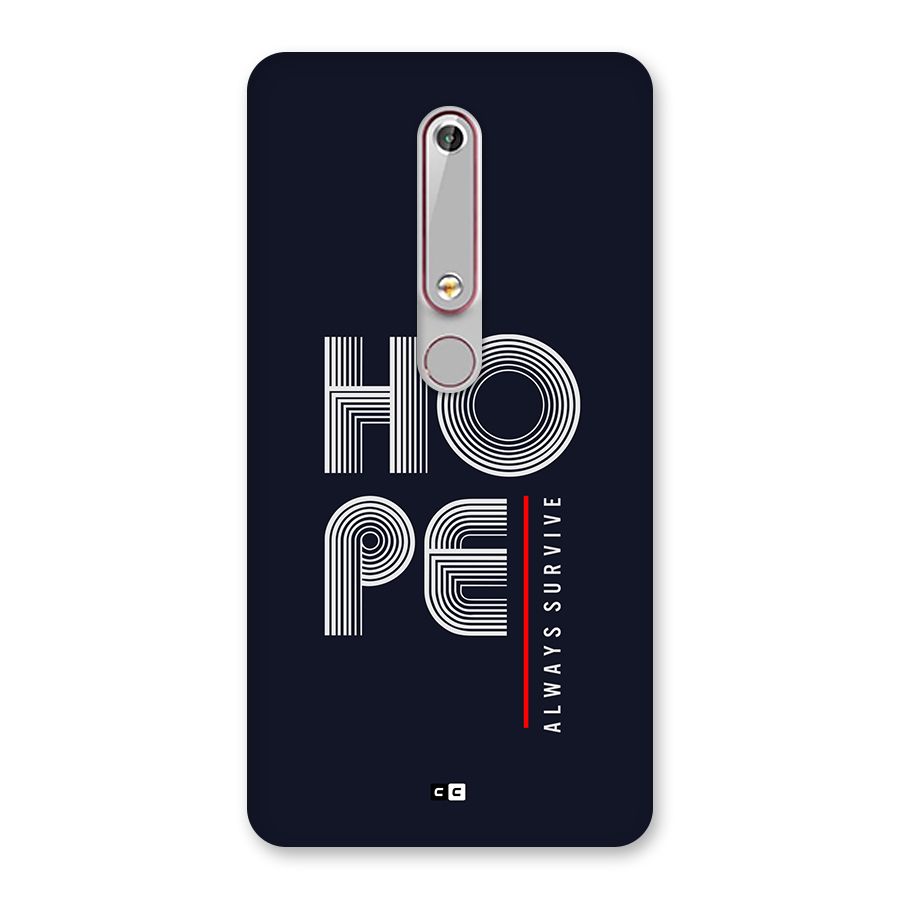 Hope Survives Back Case for Nokia 6.1