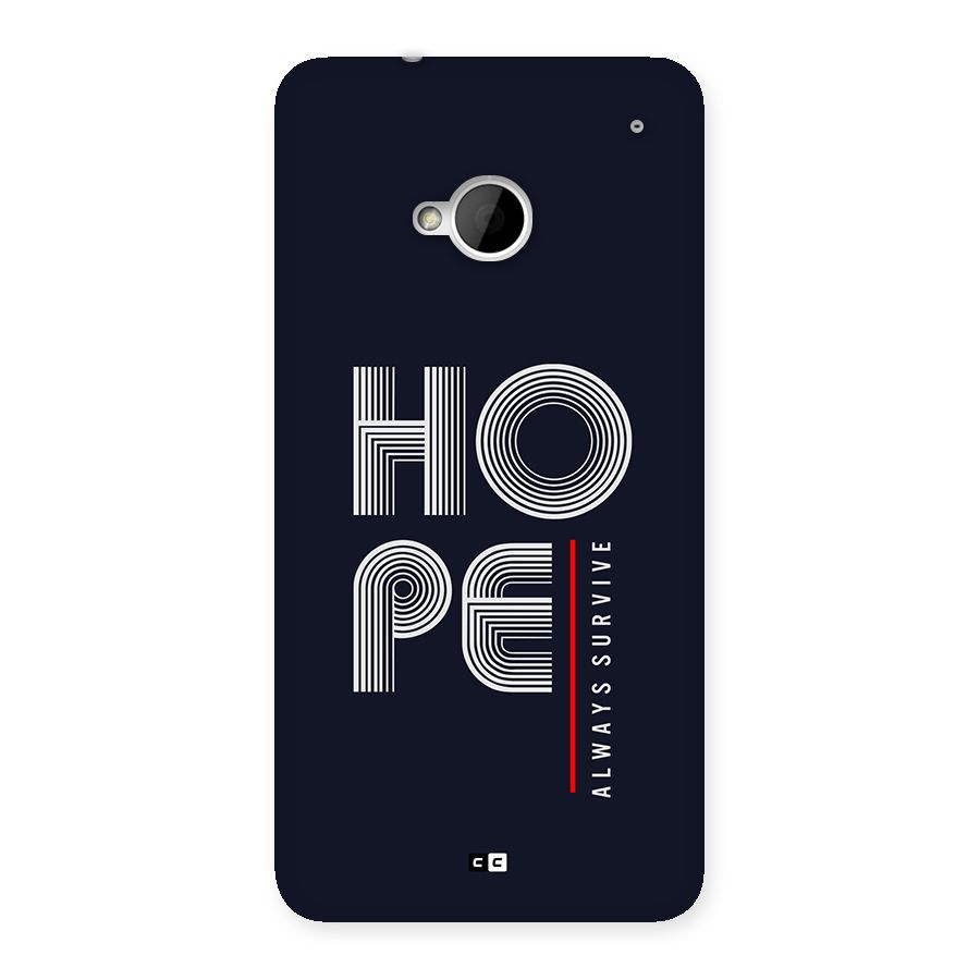 Hope Survives Back Case for One M7 (Single Sim)