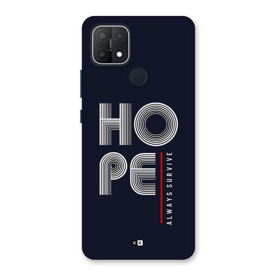 Hope Survives Back Case for Oppo A15
