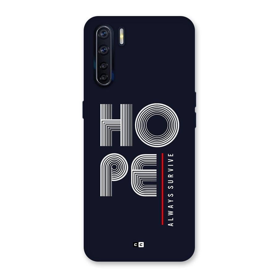 Hope Survives Back Case for Oppo F15