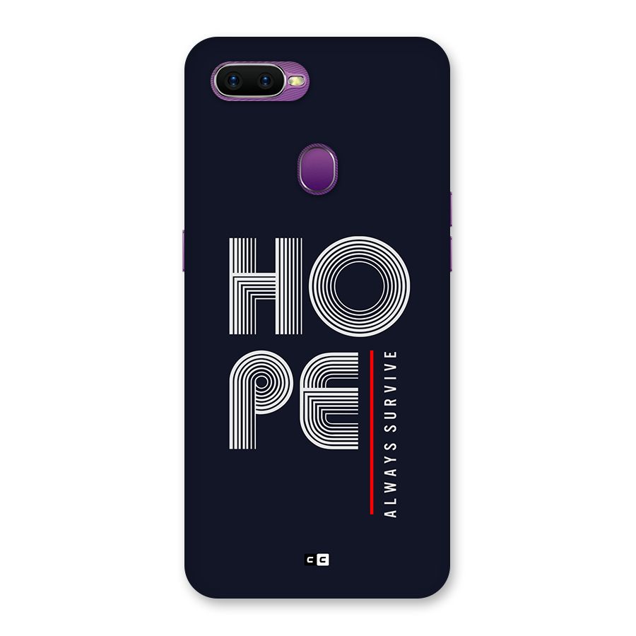 Hope Survives Back Case for Oppo F9