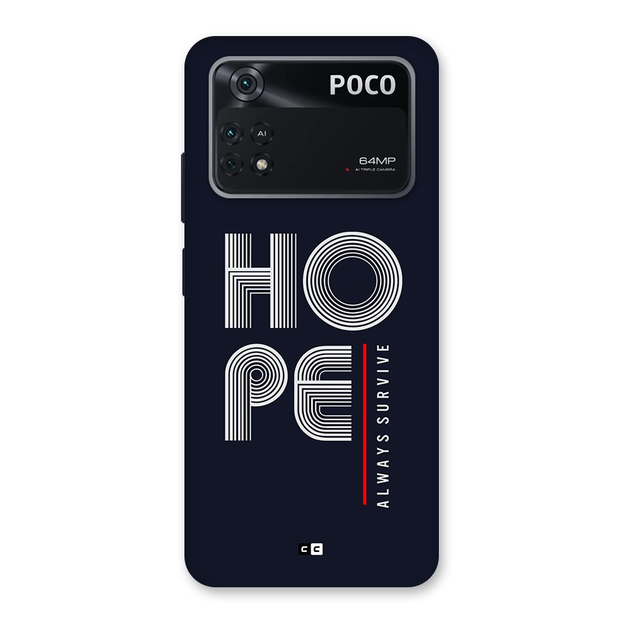 Hope Survives Back Case for Poco M4 Pro 4G