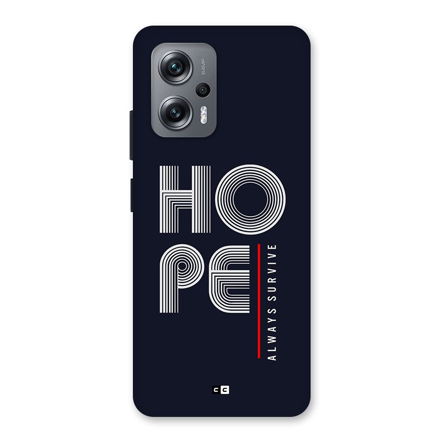 Hope Survives Back Case for Redmi K50i