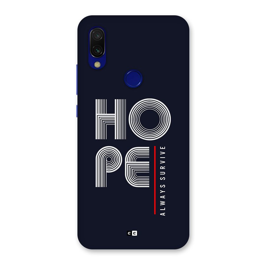 Hope Survives Back Case for Redmi Y3