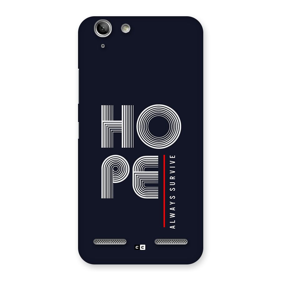 Hope Survives Back Case for Vibe K5 Plus