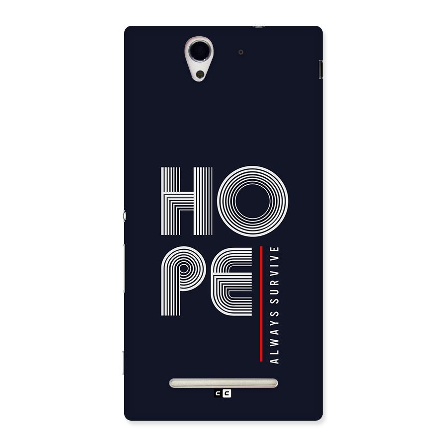 Hope Survives Back Case for Xperia C3