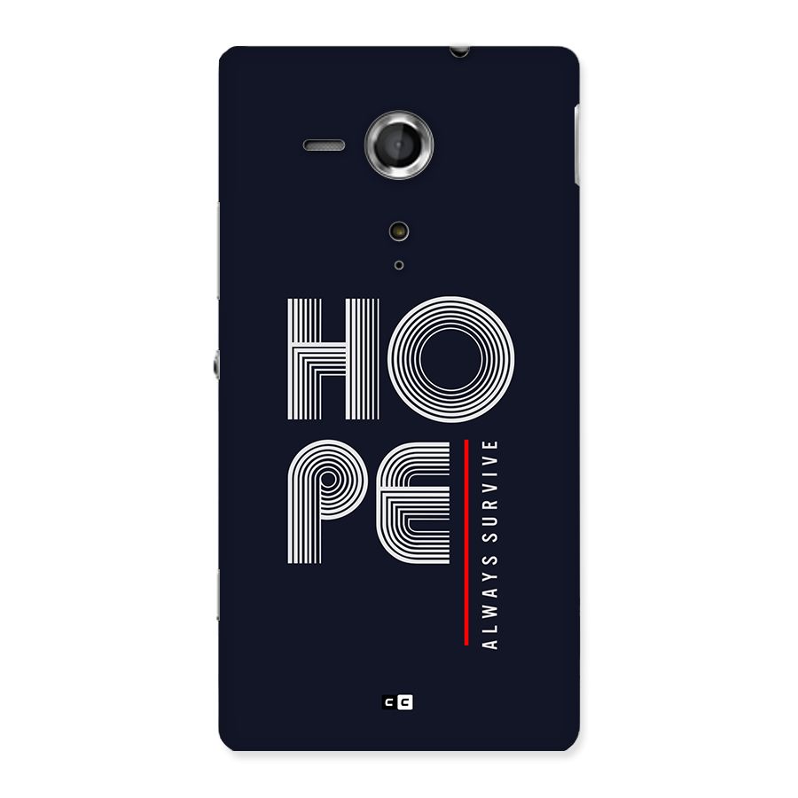 Hope Survives Back Case for Xperia Sp