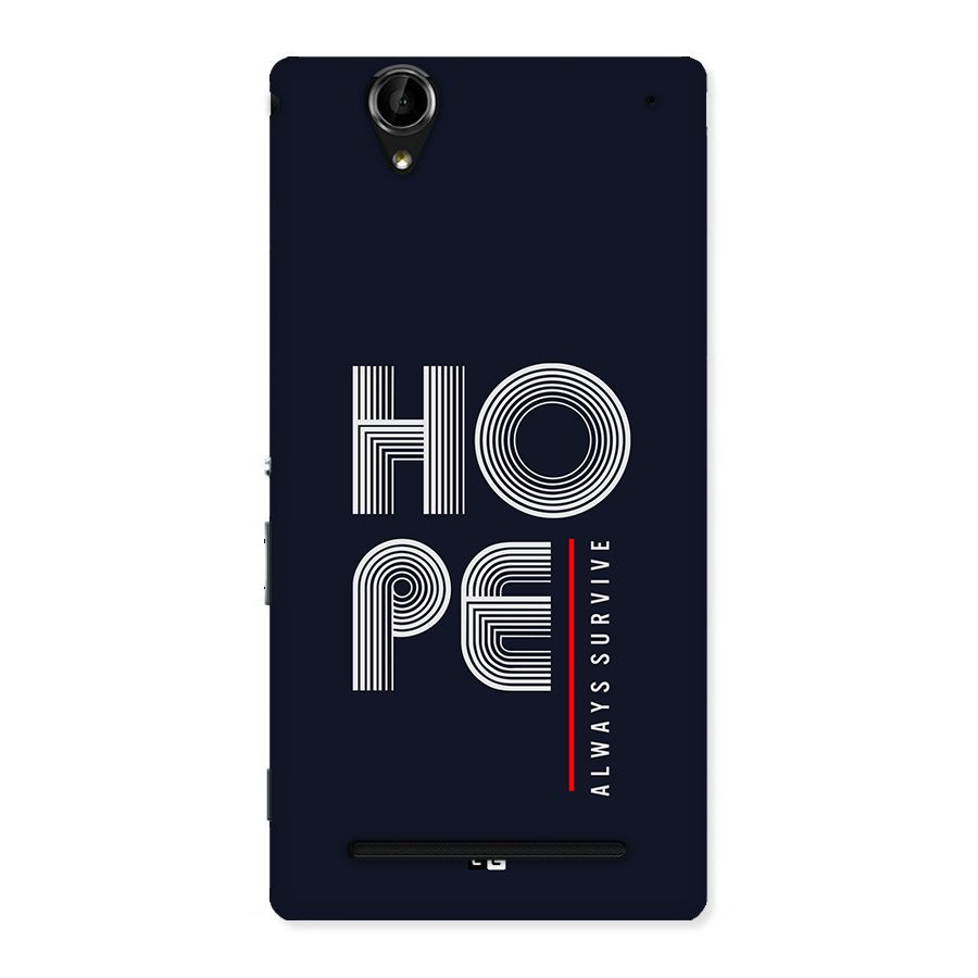 Hope Survives Back Case for Xperia T2