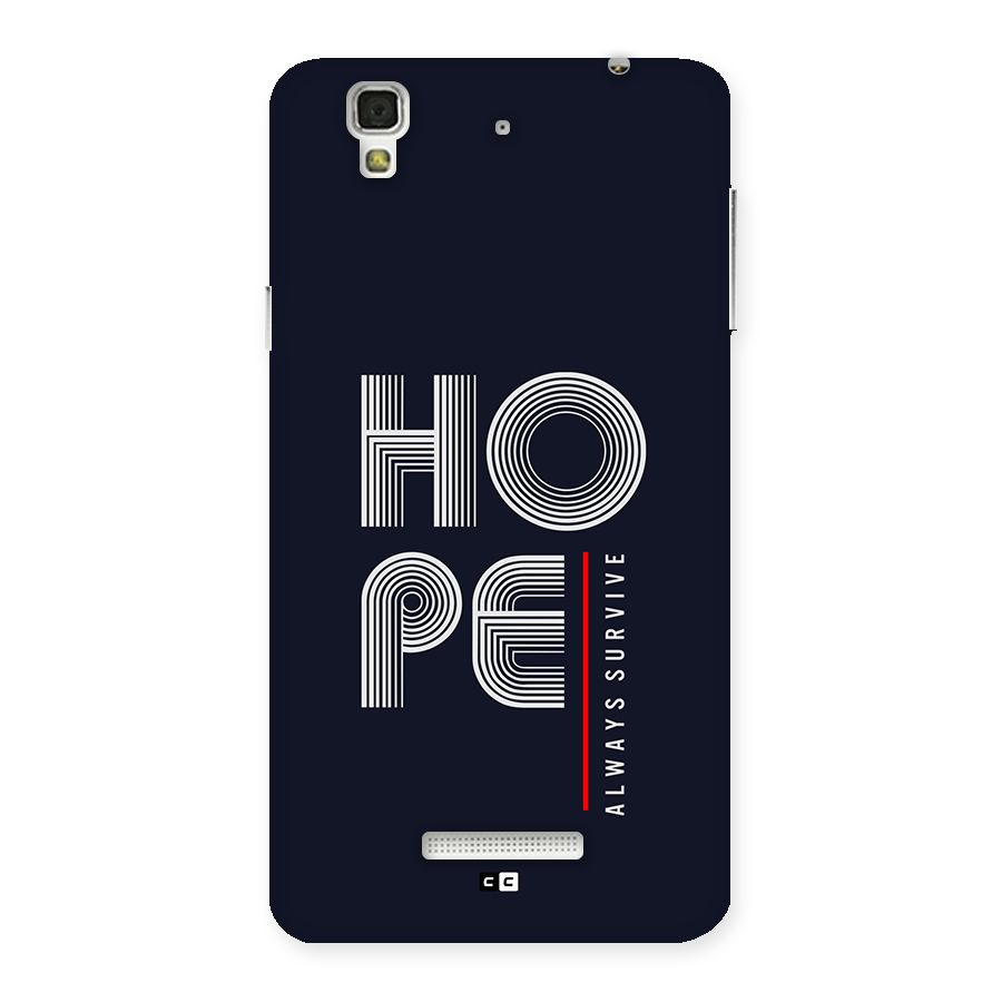 Hope Survives Back Case for YU Yureka Plus