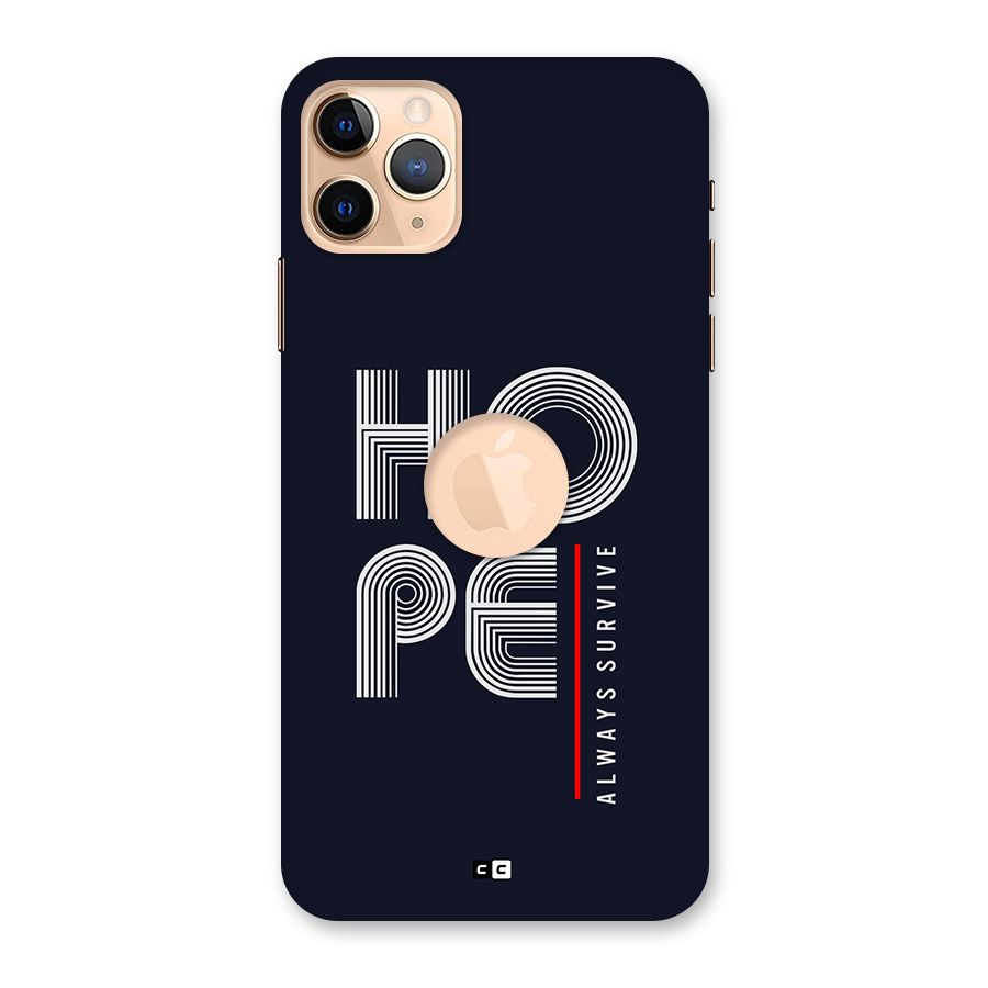 Hope Survives Back Case for iPhone 11 Pro Max Logo Cut