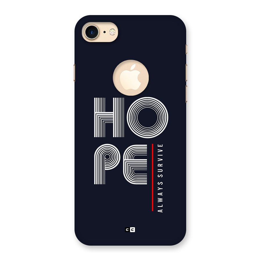 Hope Survives Back Case for iPhone 7 Logo Cut