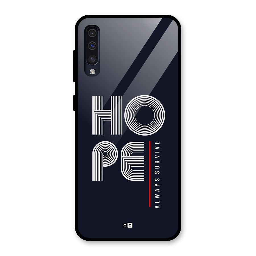 Hope Survives Glass Back Case for Galaxy A50s