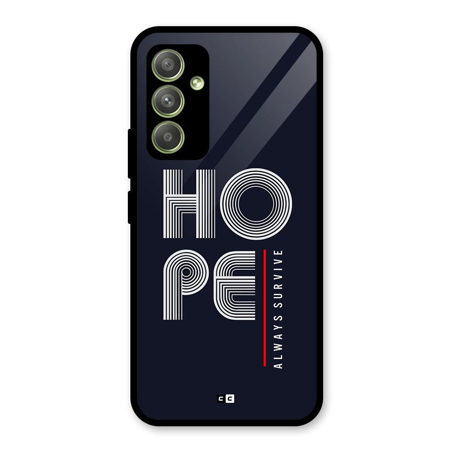 Hope Survives Glass Back Case for Galaxy A54