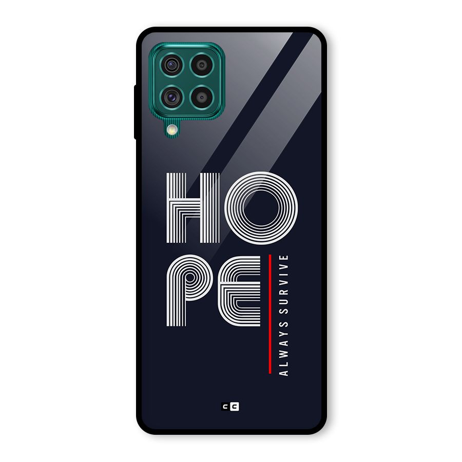Hope Survives Glass Back Case for Galaxy F62